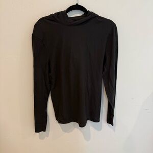 Lululemon License to Train Black Long Sleeve Hoodie Men’s Medium Athleisure